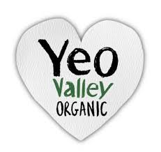 Yeo Valley Organic on a heart shaped logo